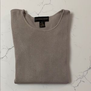 Nordstrom-Classiques Entier Silk-blend sweater